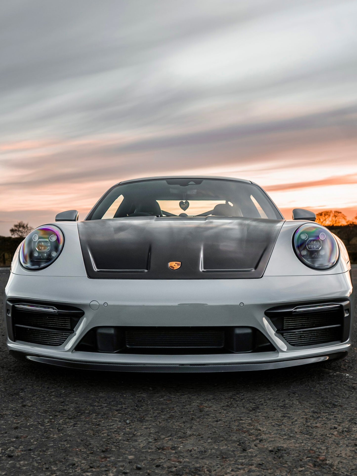 PORSCHE 911 992.1 CARERRA CARBON FIBER FRONT SPLITTER INSERT