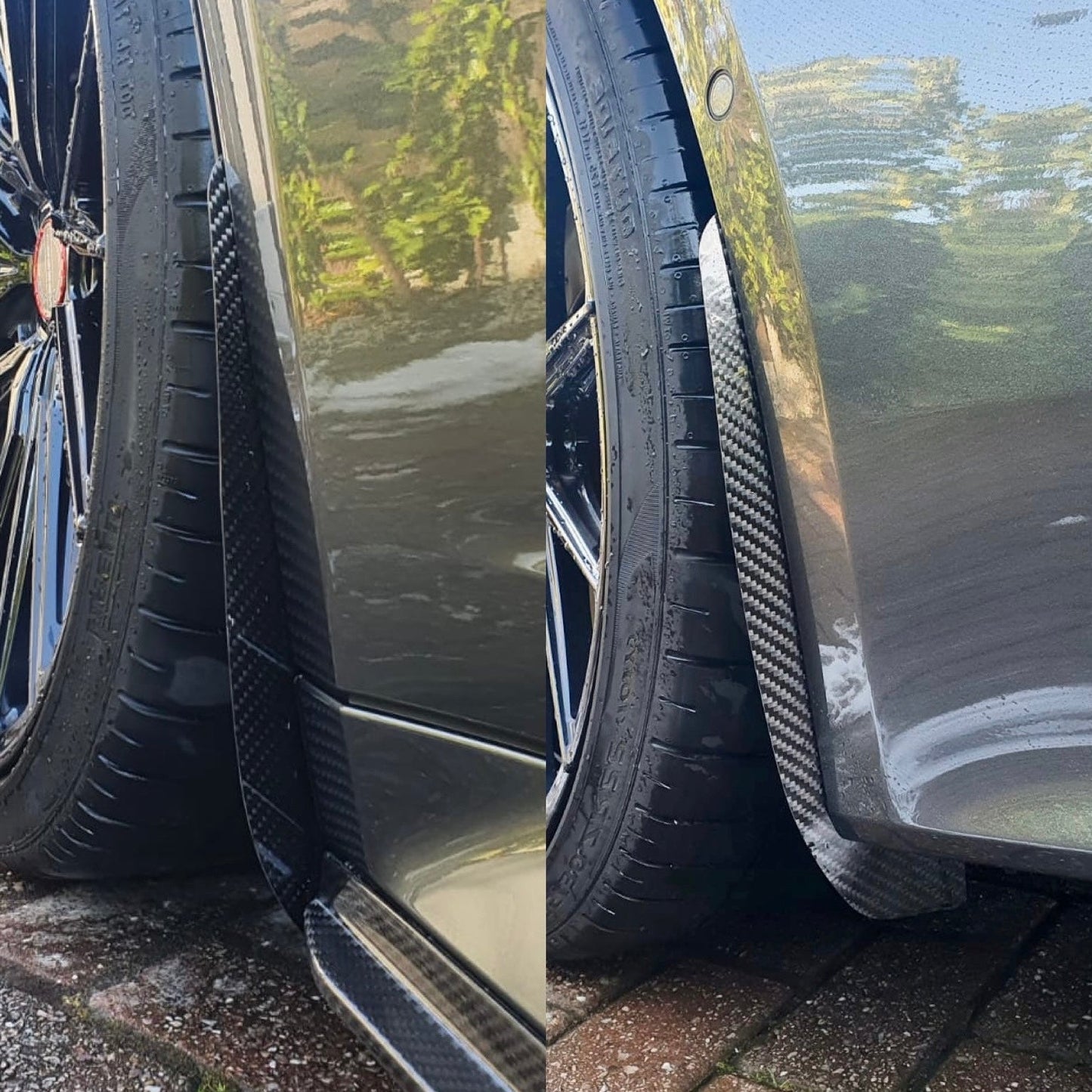 AUDI RS6 C8 CARBON FIBRE ARCH GUARDS/MUDFLAPS