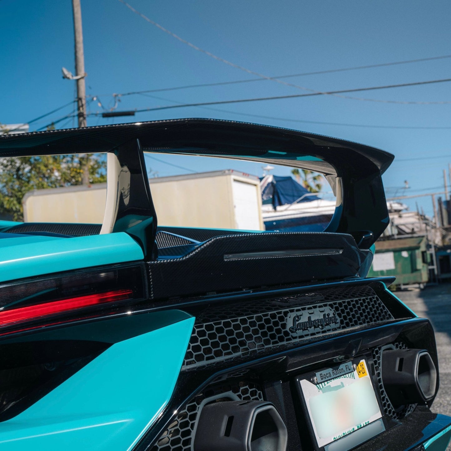 LAMBORGHINI HURACAN TECNICA DTM HEIGHT SPOILER FEET RISER BRACKETS