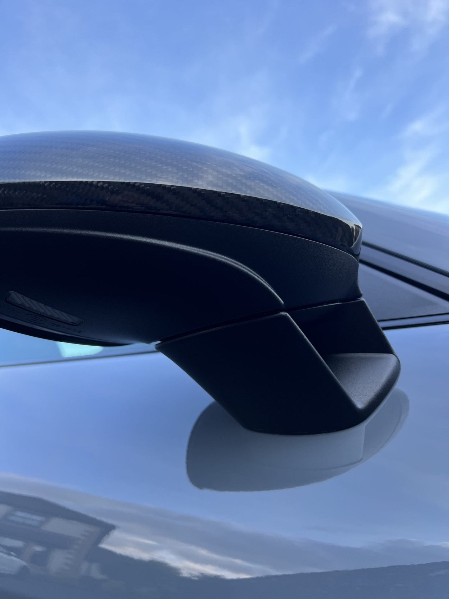 Porsche GT4 Carbon Mirrors – 718 Cayman Carbon Fibre Mirror Cover Replacements (LHD)