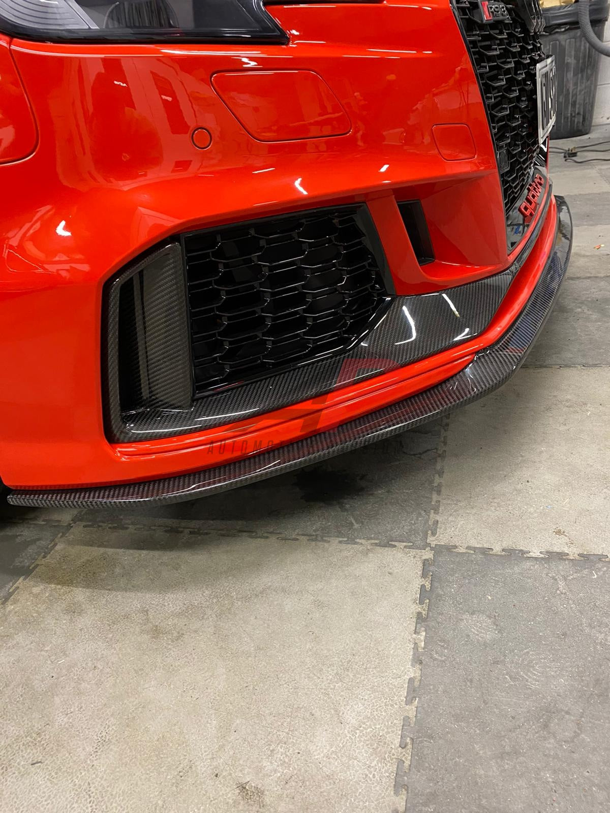 RS3 Carbon Front Trim – Dry Carbon Replacements for Audi RS3 8V FL