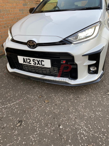 Yaris GR Carbon Splitter – Dry Carbon Front Lip for Toyota GR Yaris