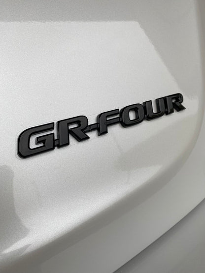 Yaris GR Rear Badges – Gloss Black Badge Set for Toyota GR Yaris