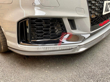 Audi RS3 8V Dry Carbon Splitter