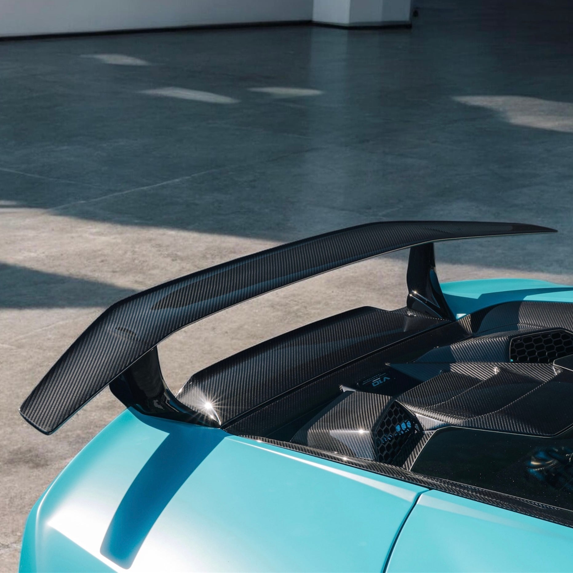 2015-2025 Lamborghini Huracan Tecnica Style - LP610 & LP580 & EVO & Tecnica Carbon Spoiler Wing with Base Panel