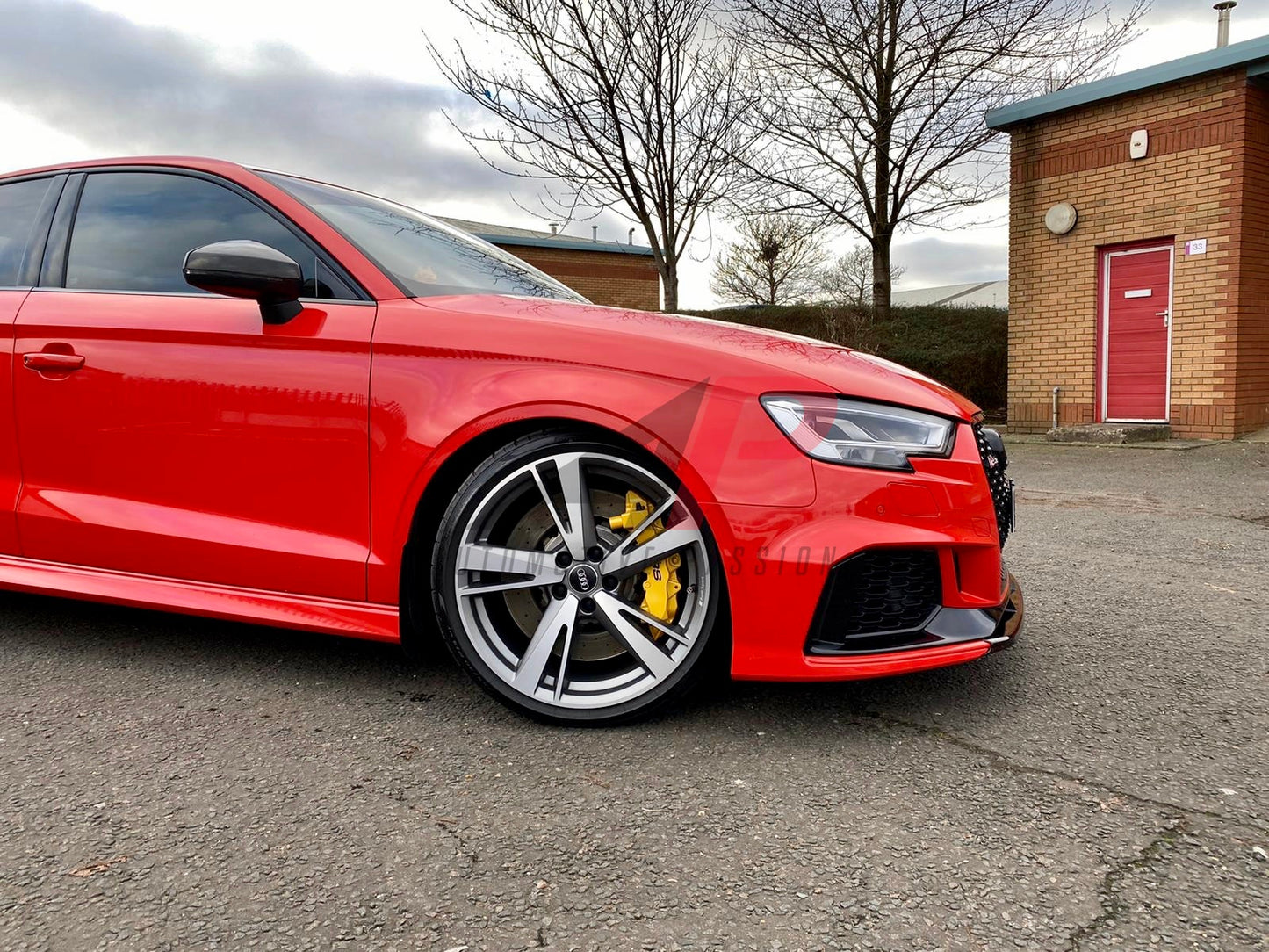 RS3 Chin Splitter – Front Lip Upgrade for Audi 8V FL