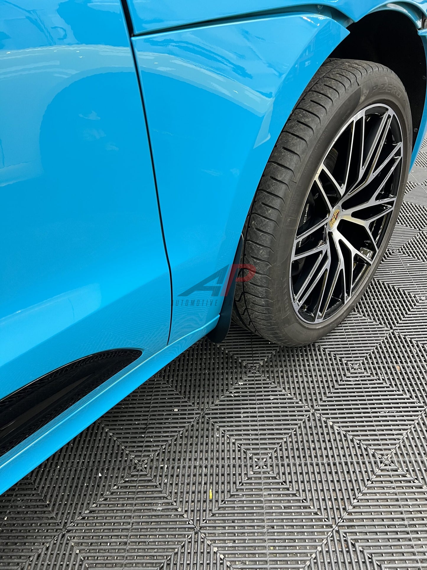 Porsche Front Arch Guards – Mud Flaps for 911, Macan, and Taycan