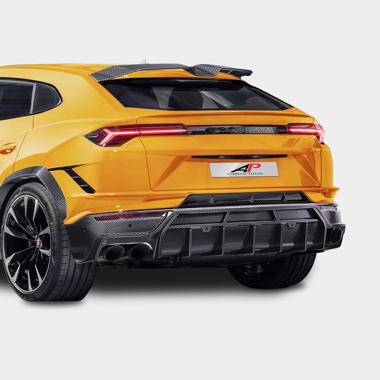 Urus Carbon Rear Diffuser – Dry Carbon Upgrade for Lamborghini Urus