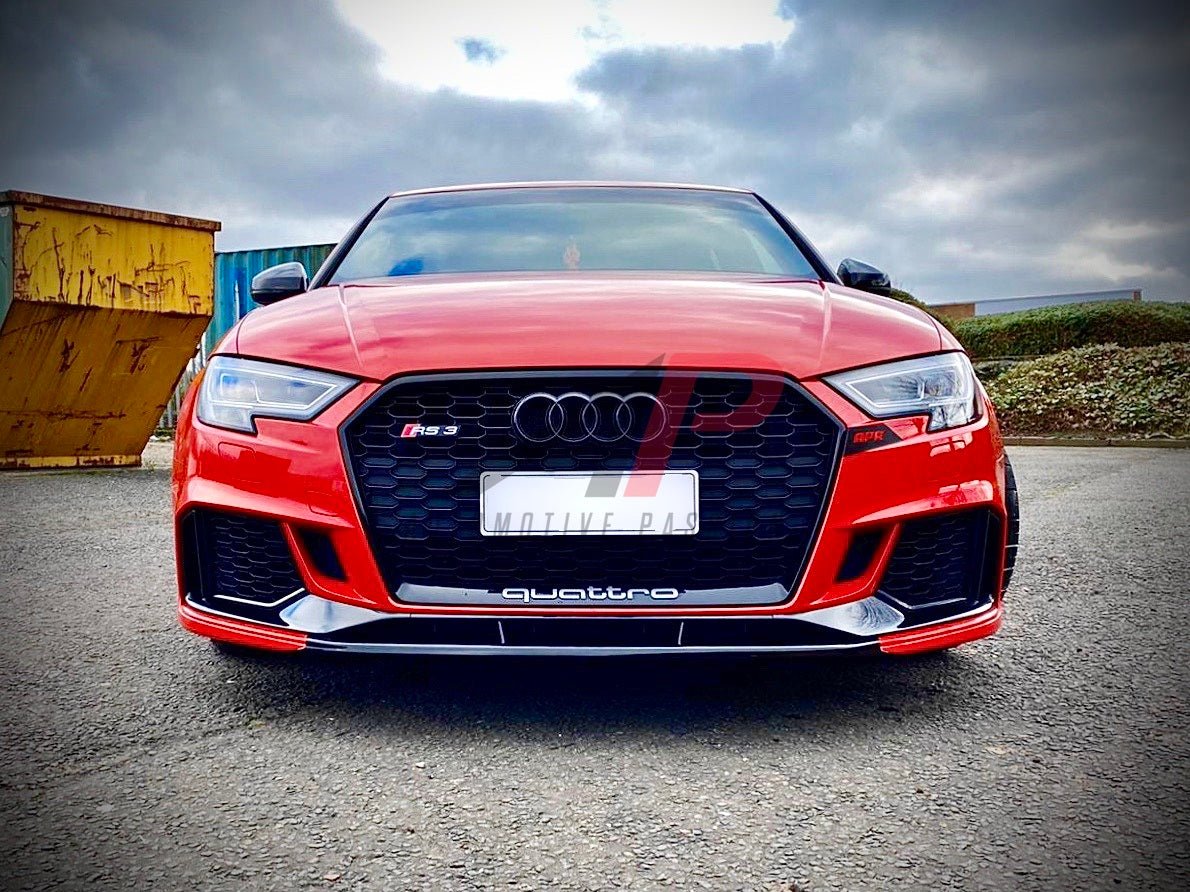 RS3 Chin Splitter – Front Lip Upgrade for Audi 8V FL