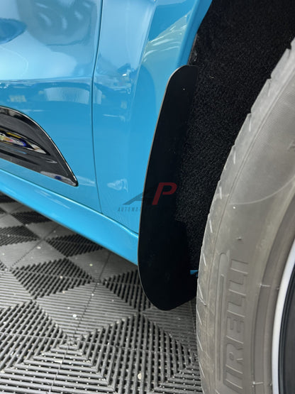 Porsche Front Arch Guards – Mud Flaps for 911, Macan, and Taycan