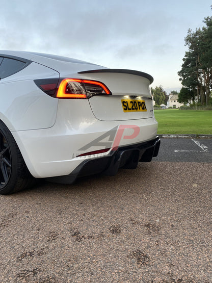 Model 3 Carbon Fibre Diffuser – Tesla Rear End Styling Upgrade