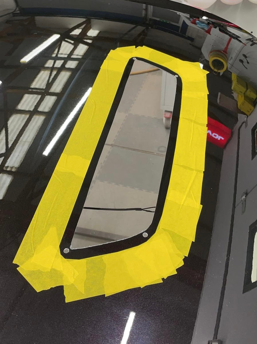 TT 8S Hood Vent – Carbon Fibre Insert for Audi TT 8S