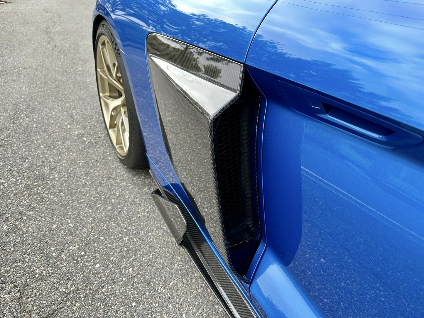 R8 LMS SIDE BLADES – AUDI R8 GEN 2 DRY CARBON SIDE INTAKE BLADES 2016+