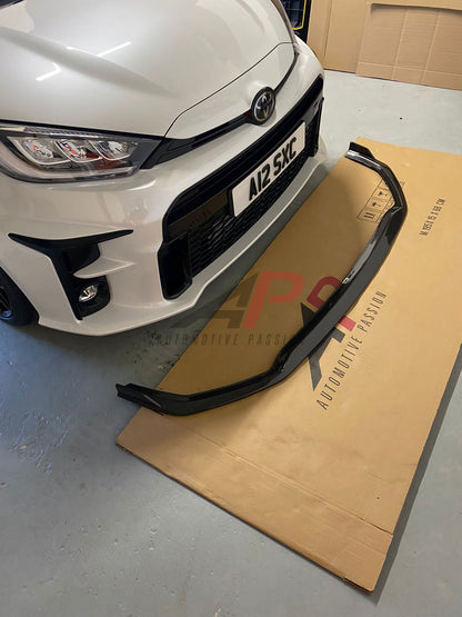 Yaris GR Carbon Splitter – Dry Carbon Front Lip for Toyota GR Yaris