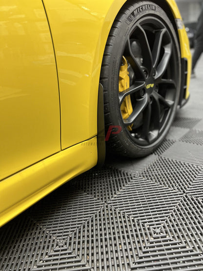 Porsche Front Arch Guards – Mud Flaps for 911, Macan, and Taycan