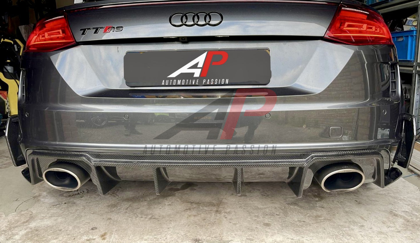 Carbon Fibre Rear Diffuser – Audi TTRS 8S FL 2020+ Aerodynamic Upgrade