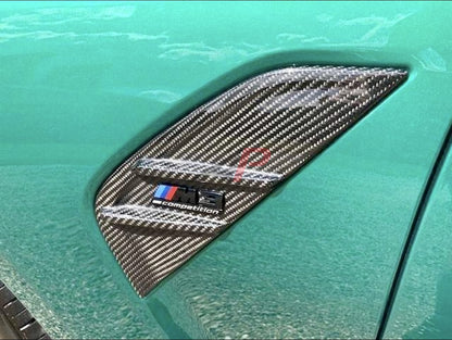 G82 M4 Fender Trims – BMW MP Style Dry Carbon Side Vent Upgrades