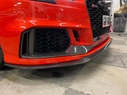 RS3 Carbon Front Trim – Dry Carbon Replacements for Audi RS3 8V FL