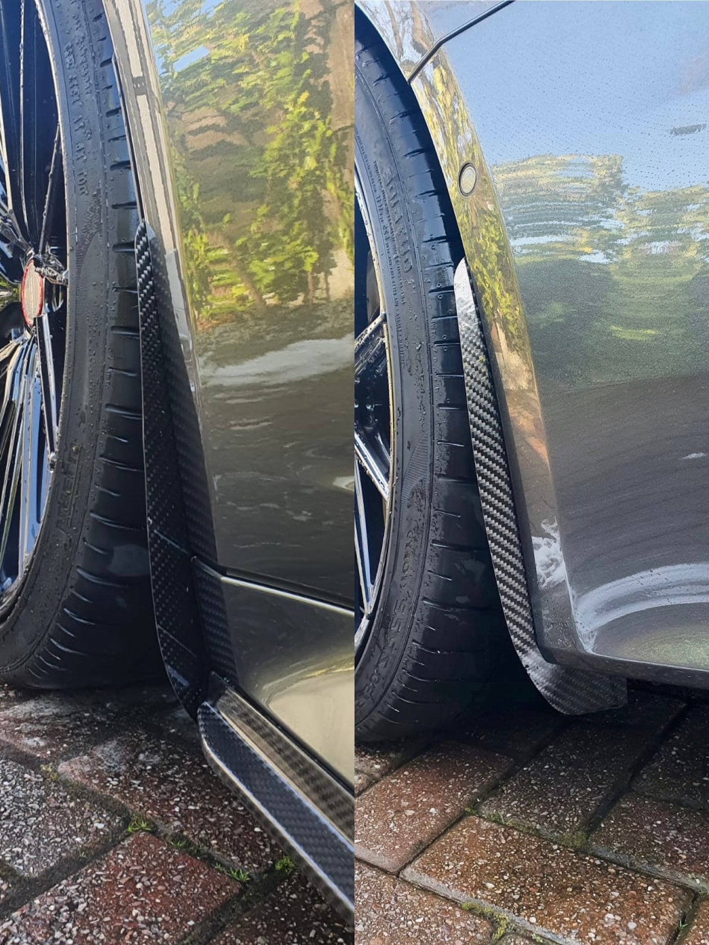 AUDI RS6 C8 CARBON FIBRE ARCH GUARDS/MUDFLAPS