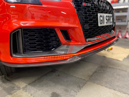 RS3 Carbon Front Trim – Dry Carbon Replacements for Audi RS3 8V FL