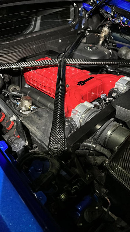 V10 Carbon Engine Brace – Audi R8 & Lamborghini Huracan Engine Bay Cross Bar Upgrade