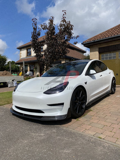Model 3 Carbon Front Splitter – Dry Carbon Lip for Tesla Aero Upgrade