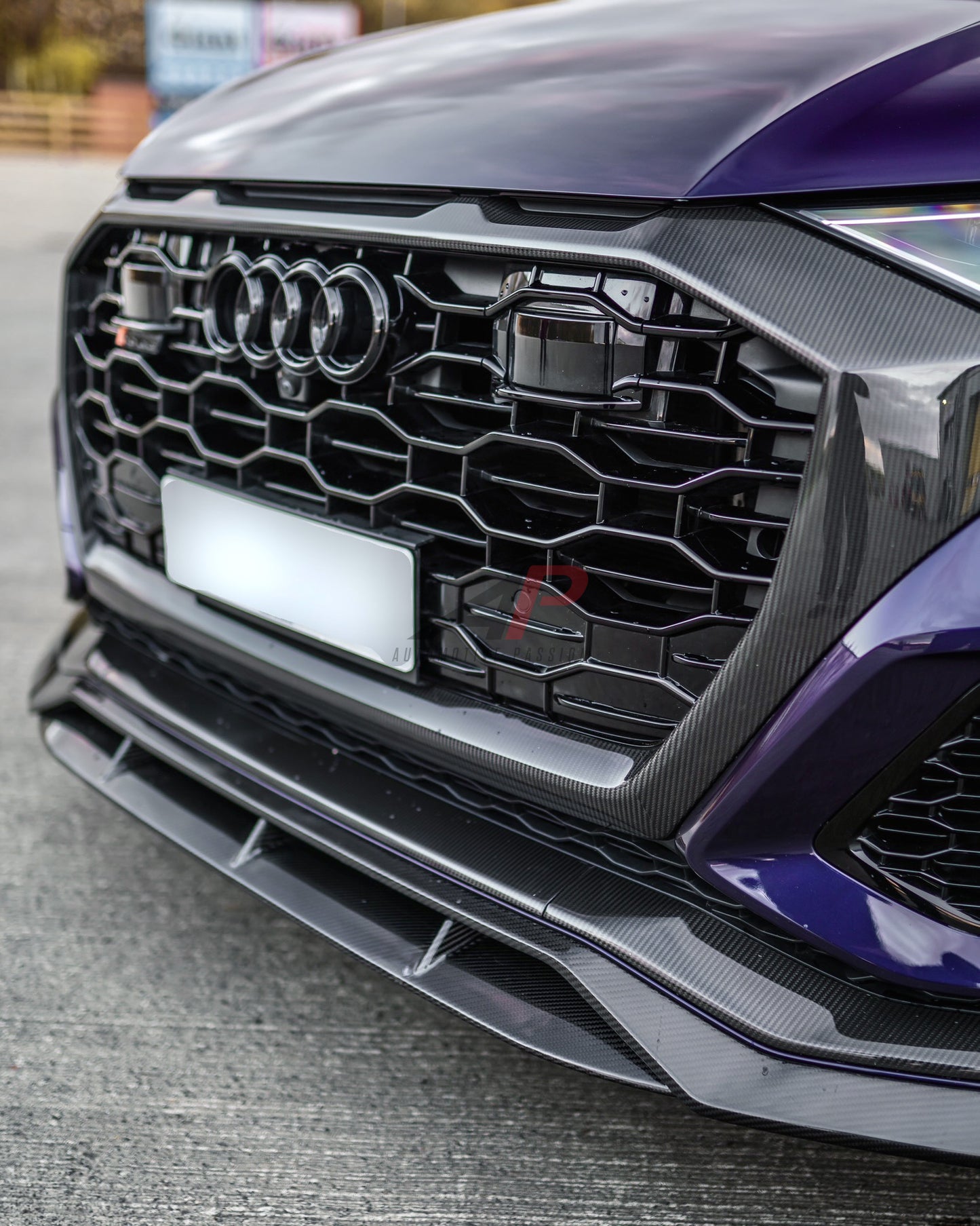 RSQ8 Carbon Front Splitter – Audi RSQ8 Dry Carbon Fibre Front Lip Upgrade
