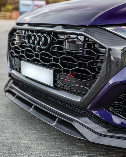 RSQ8 Carbon Front Splitter – Audi RSQ8 Dry Carbon Fibre Front Lip Upgrade