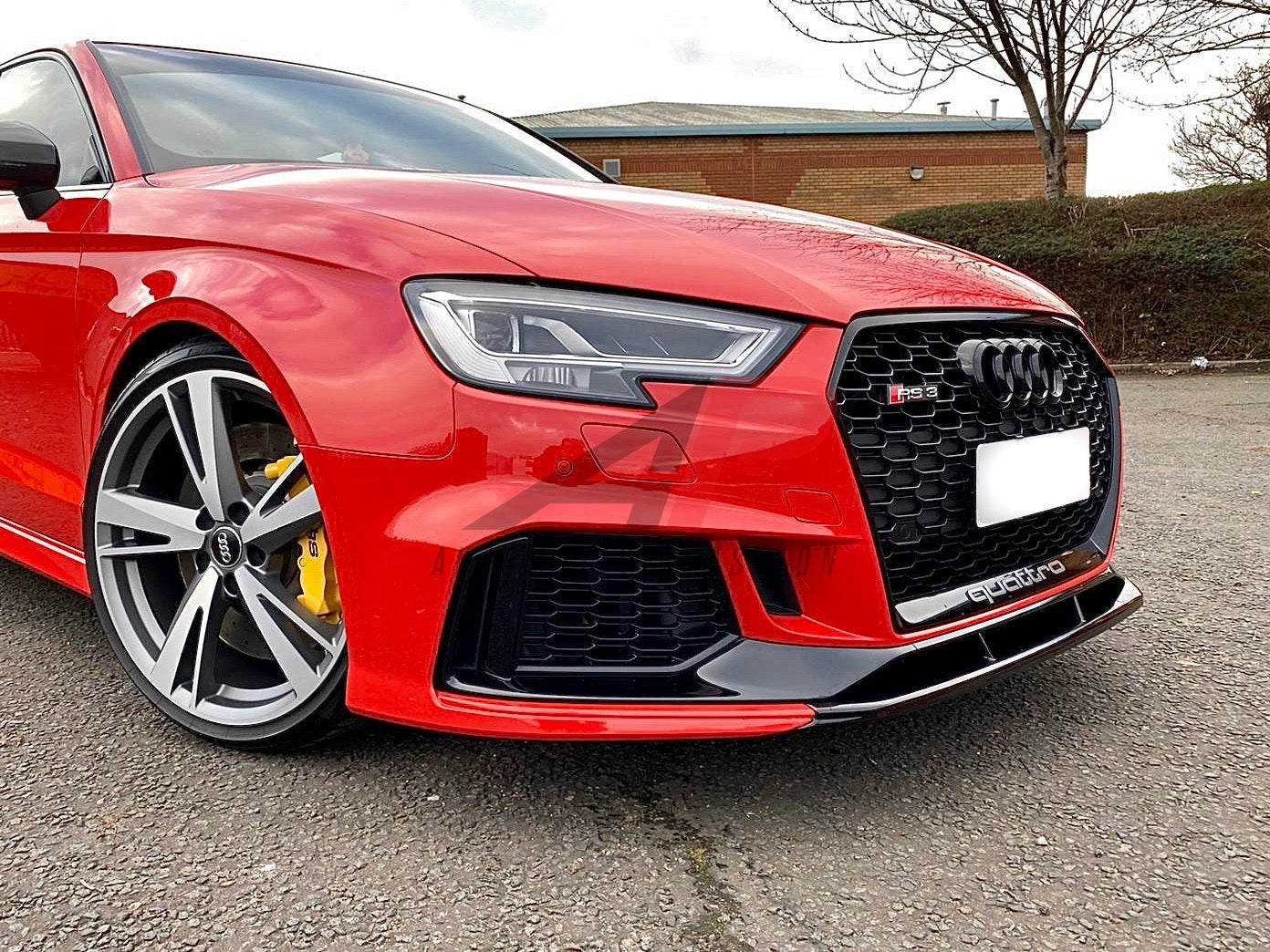 RS3 Chin Splitter – Front Lip Upgrade for Audi 8V FL