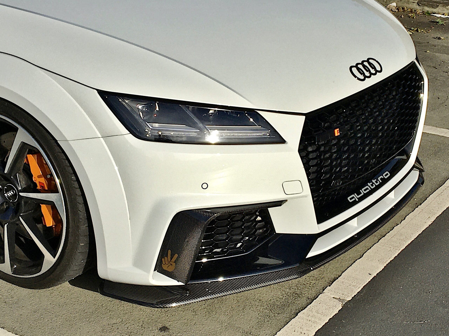 Audi TTRS 8S MK3 Pre FL Dry Carbon Fibre Front Splitter