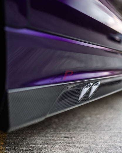 RSQ8 Carbon Side Skirts – Audi RSQ8 Dry Carbon Fibre Side Extensions