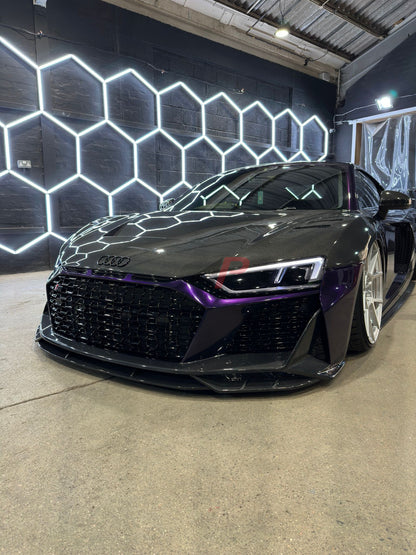 R8 Gen 2 Carbon Front Splitter – Audi R8 FL 2019+ Carbon Fibre Lip Upgrade AP DESIGN