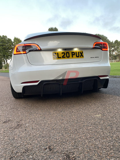 Model 3 Carbon Fibre Diffuser – Tesla Rear End Styling Upgrade