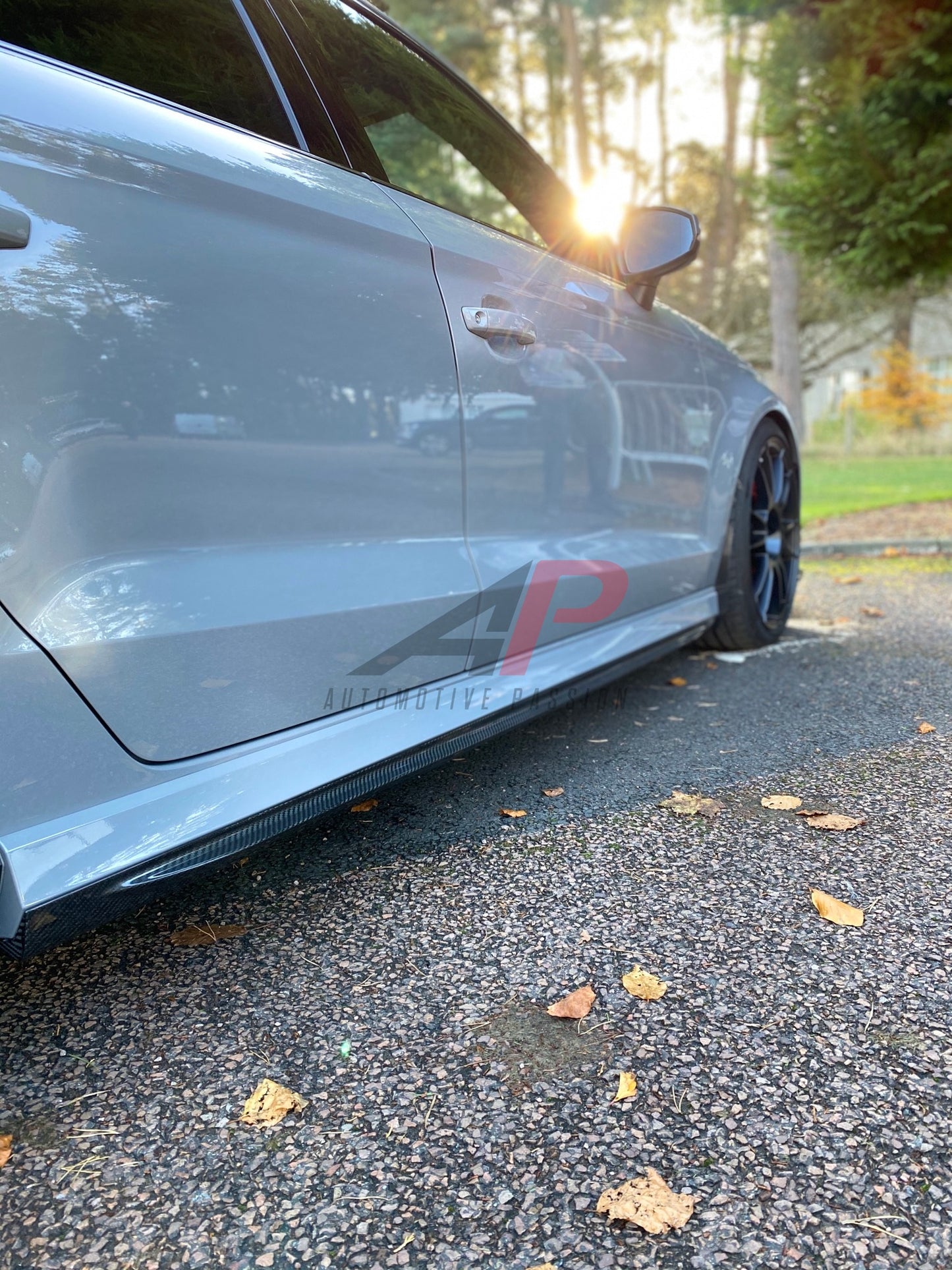 Audi RS3 8V Sedan Dry Carbon Fibre Side Skirts