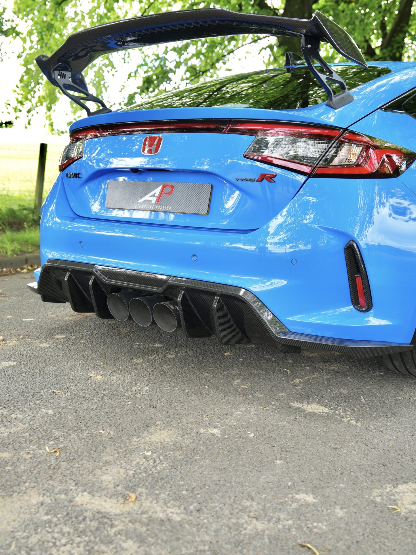 FL5 Carbon Rear Diffuser – Dry Carbon Upgrade for Honda Civic Type R