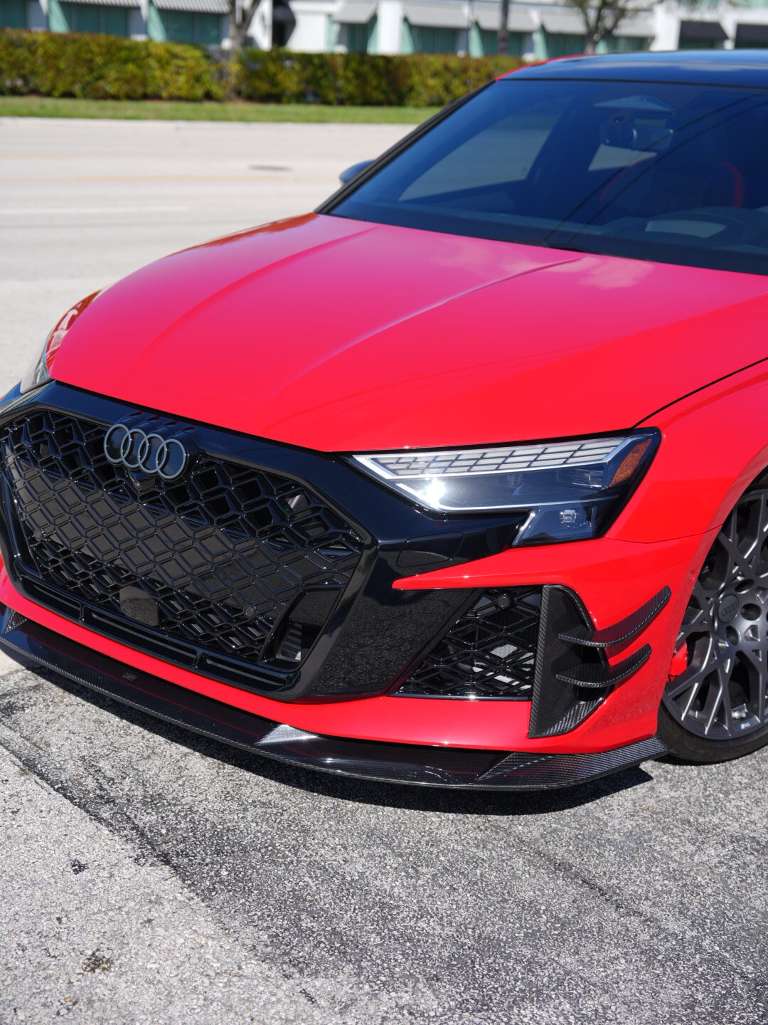 AUDI RS3 8Y GEN 2 - CARBON FRONT BUMPER CANARD INSERTS (FL GEN 2 8.5)