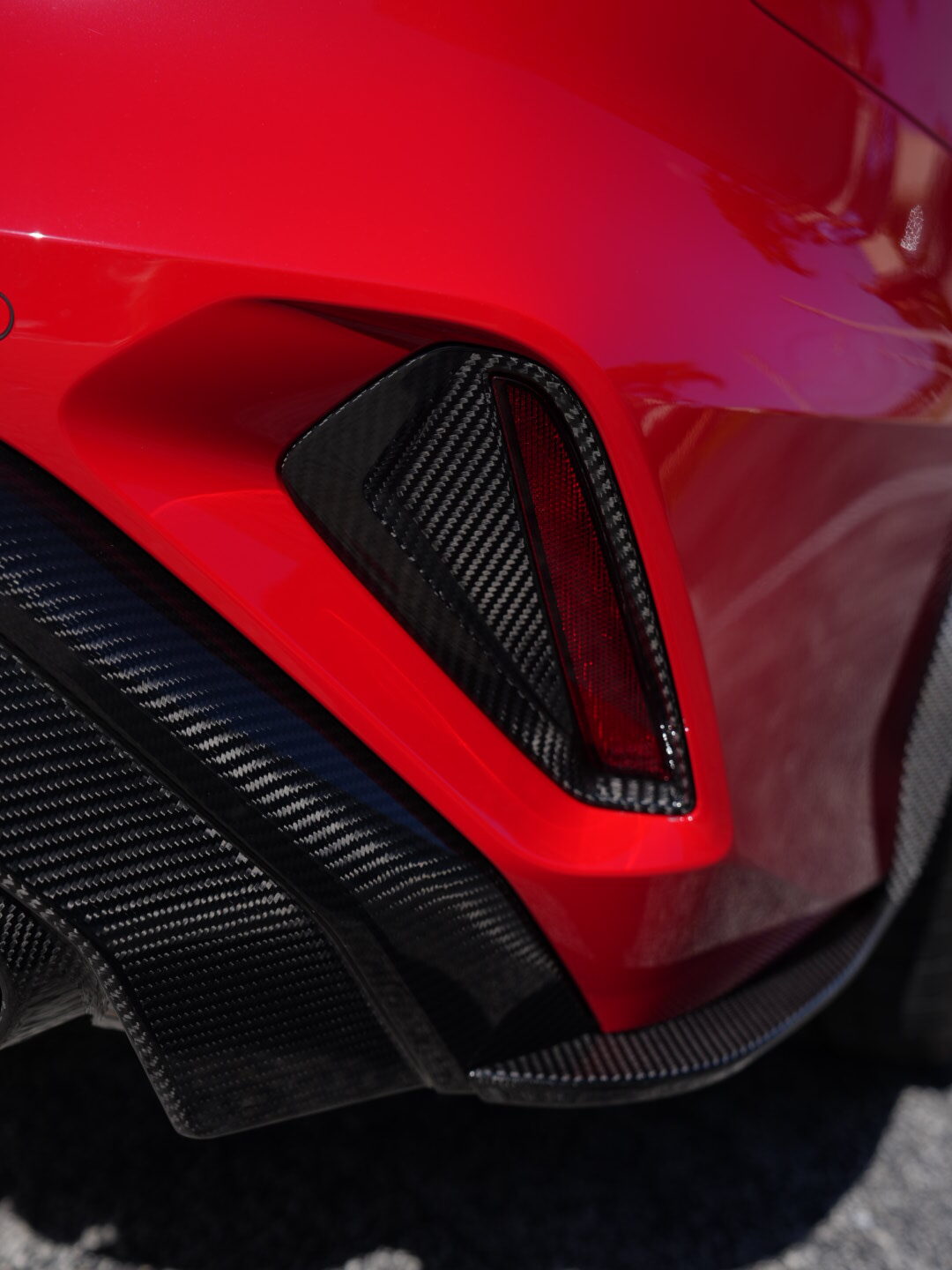 AUDI RS3 8Y GEN 2 - CARBON REAR BUMPER TRIM INSERT REPLACEMENTS (GEN 2 FL 8.5)