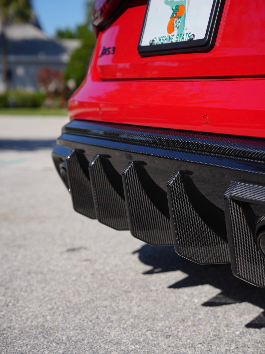 AUDI RS3 8Y GEN 2 - CARBON CENTRE REAR DIFFUSER V1 (FL GEN 2 8.5)