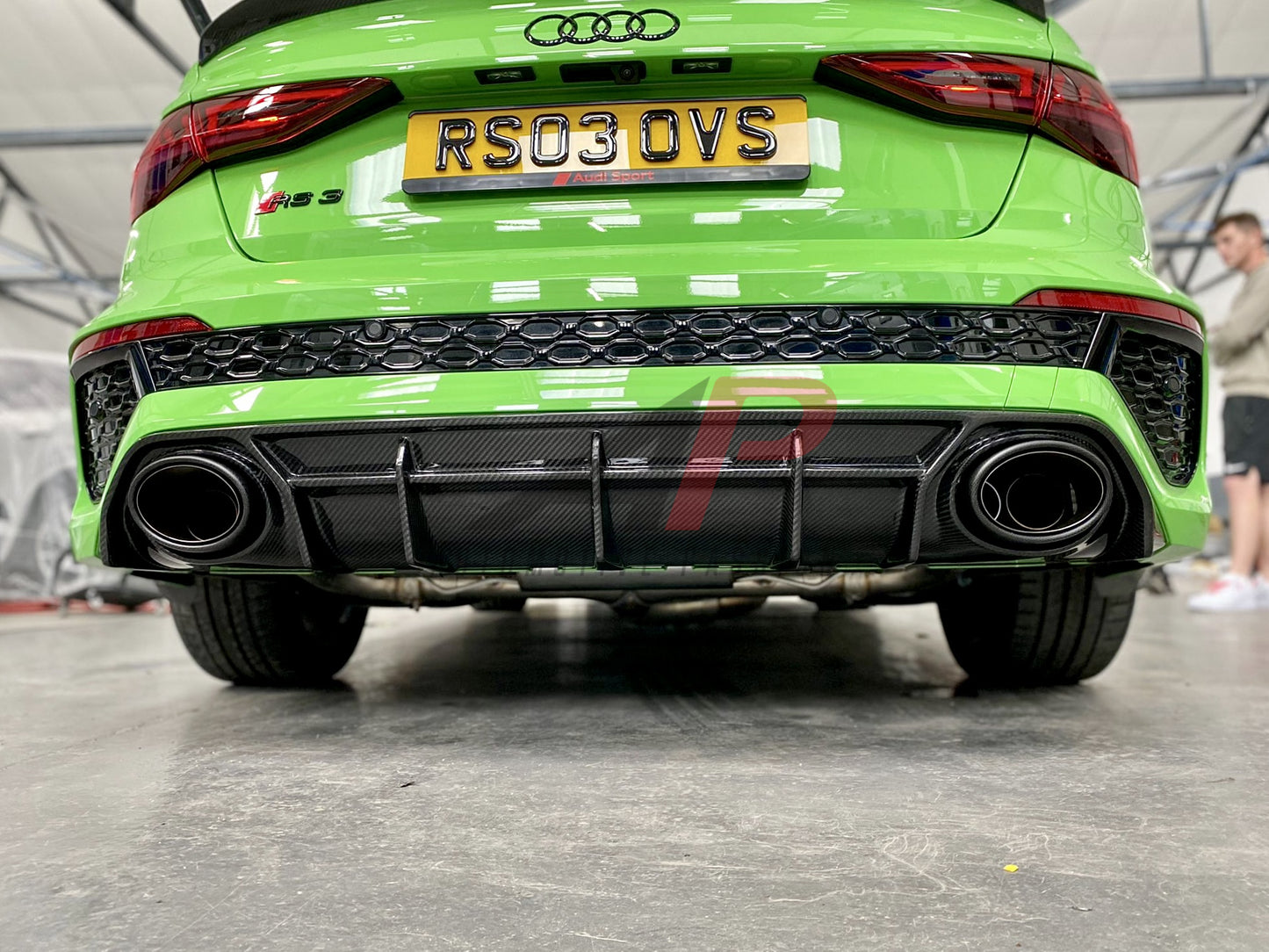 AUDI RS3 8Y GEN 1 CARBON FIBRE DIFFUSER