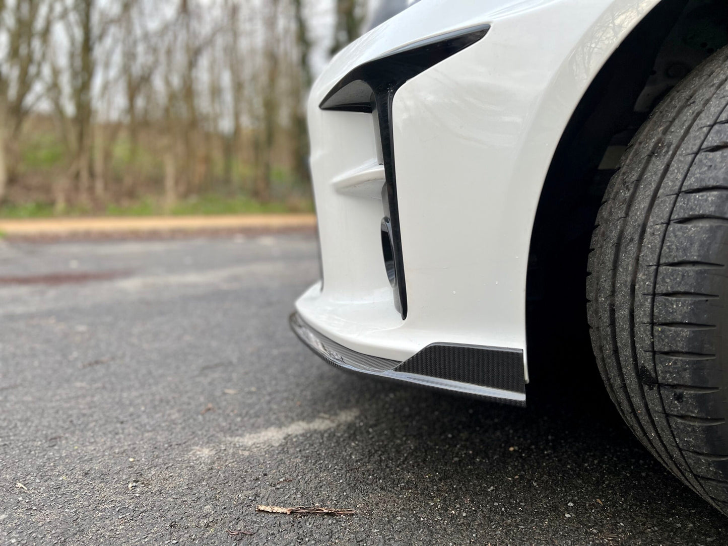 Yaris GR Carbon Splitter – Dry Carbon Front Lip for Toyota GR Yaris