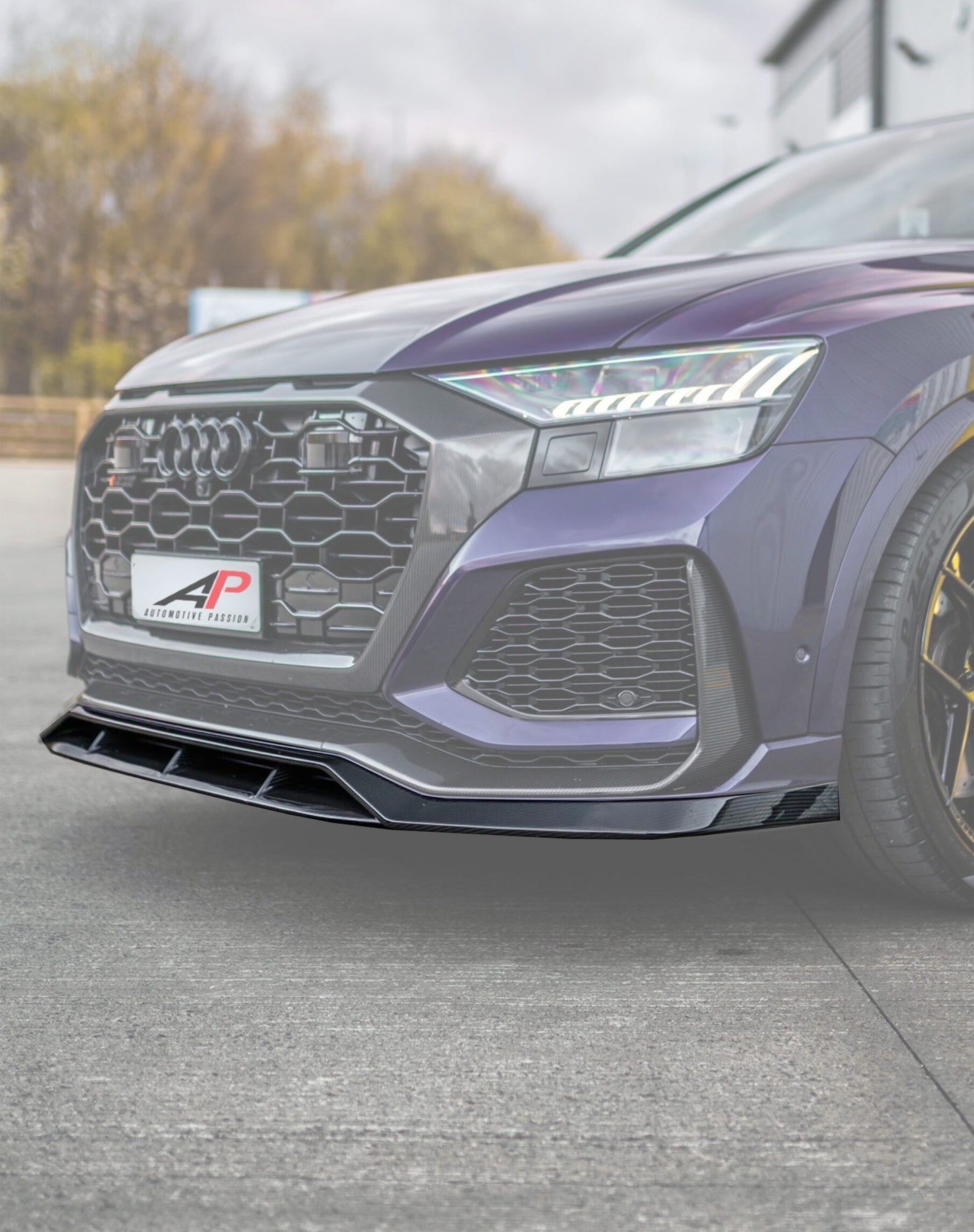 RSQ8 Carbon Front Splitter – Audi RSQ8 Dry Carbon Fibre Front Lip Upgrade