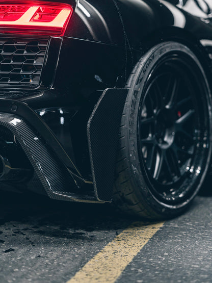 Audi R8 Carbon Fibre Rear Diffuser W Side Elements Gen 2 2019-