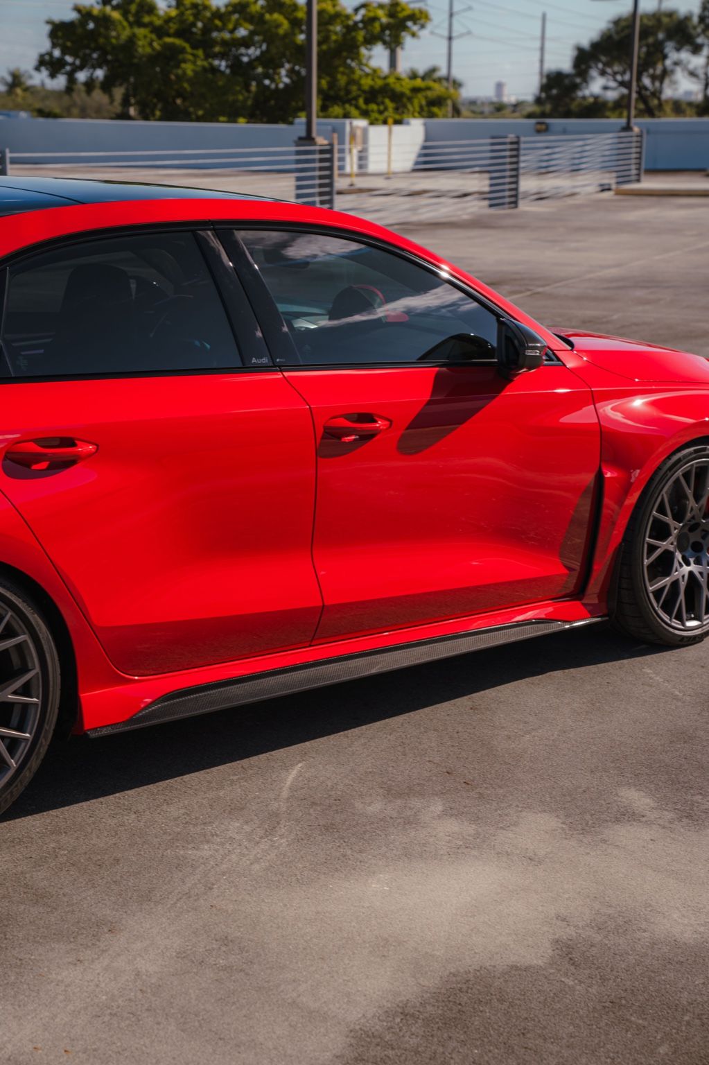 AUDI RS3 8Y CARBON FIBER SIDE SKIRTS