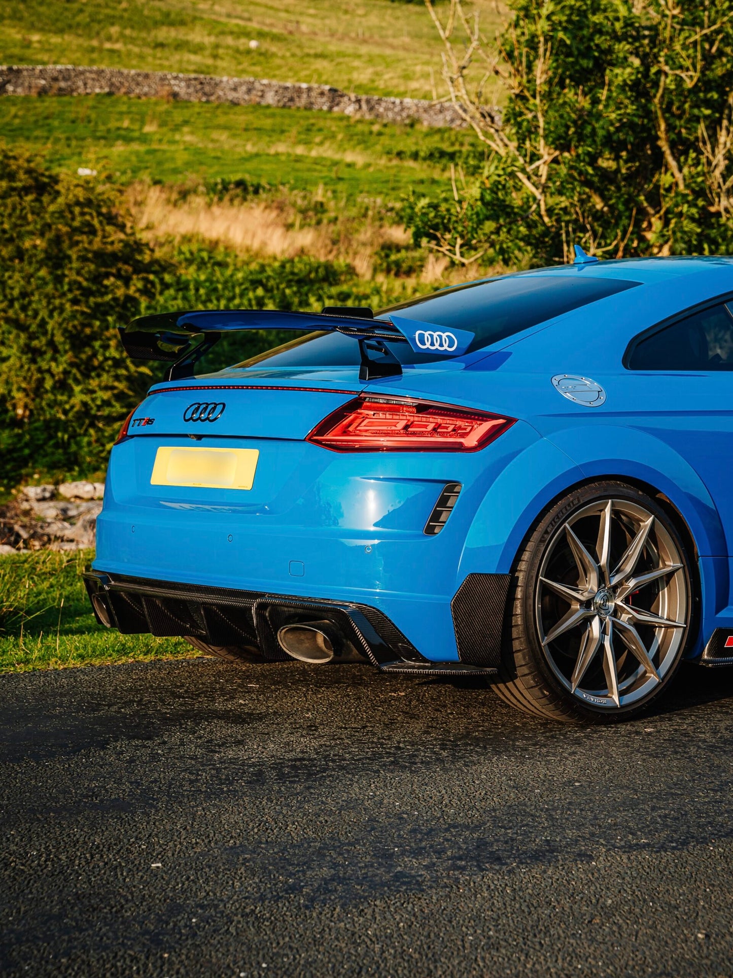 Carbon Fibre Rear Diffuser – Audi TTRS 8S FL 2020+ Aerodynamic Upgrade