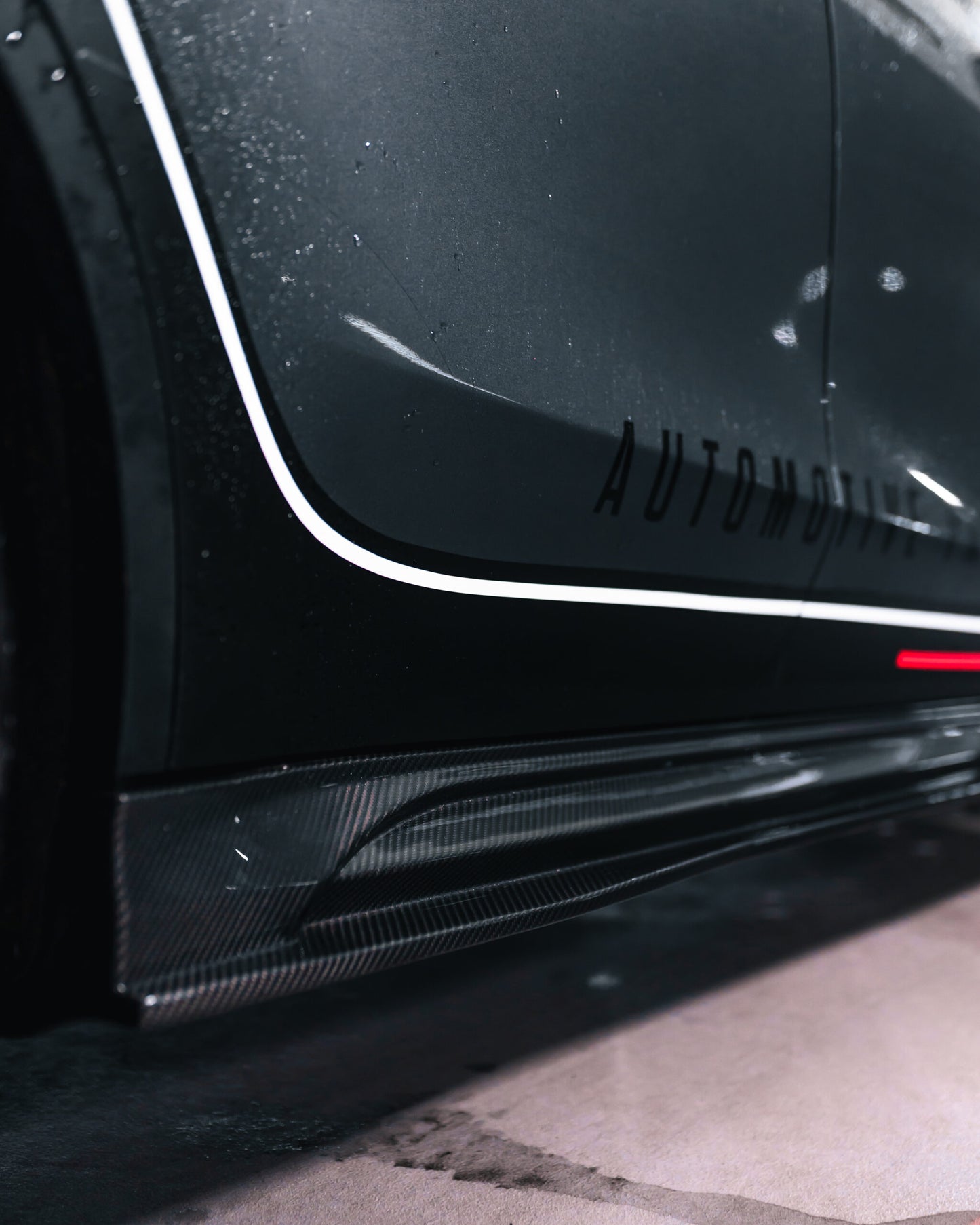 Tesla Model Y Carbon Fiber Side Skirt Replacements