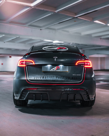 Tesla Model Y Carbon Fibre Rear Roof Spoiler