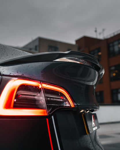 Tesla Model Y Carbon Fibre Rear Roof Spoiler