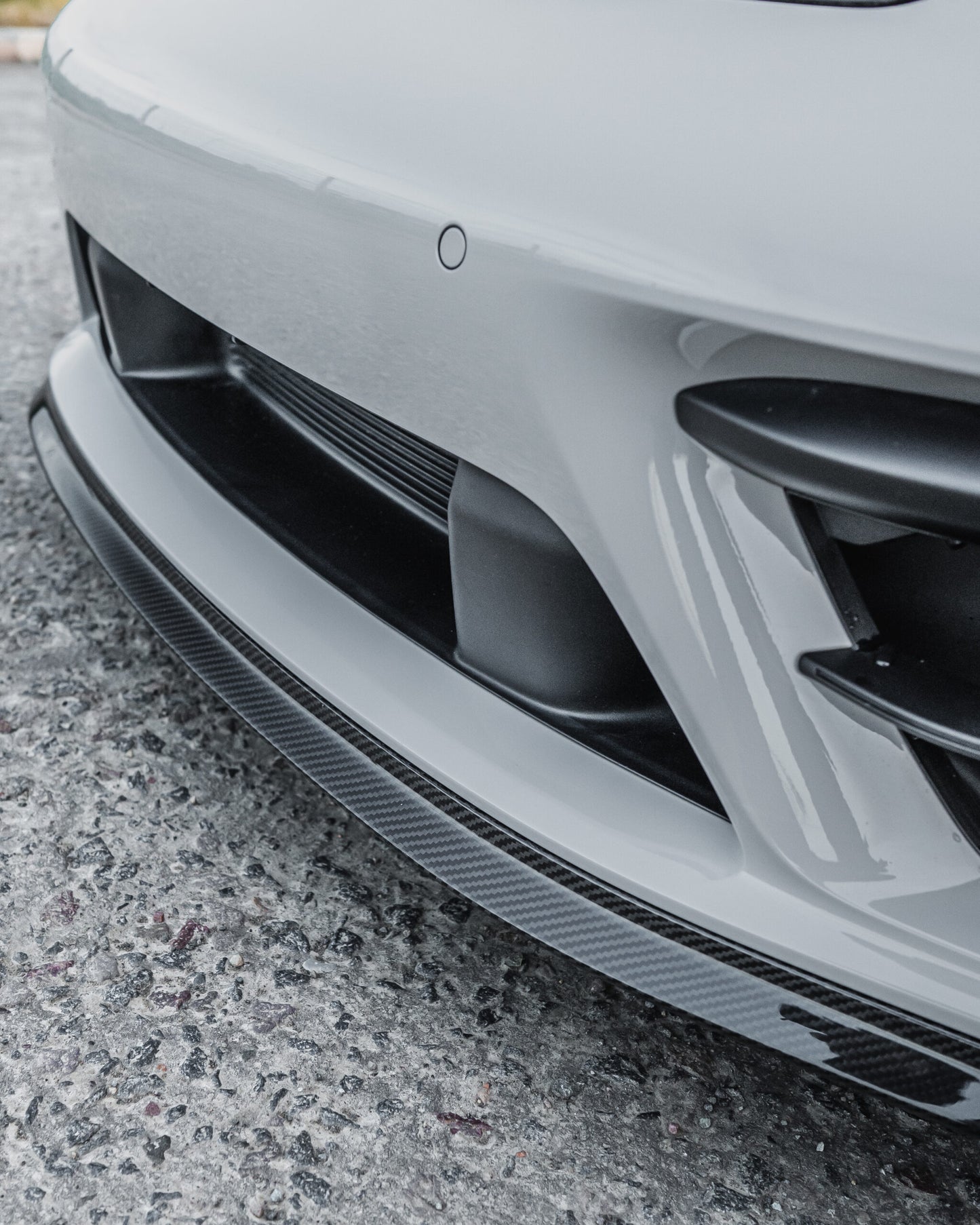 carbon fiber front splitter