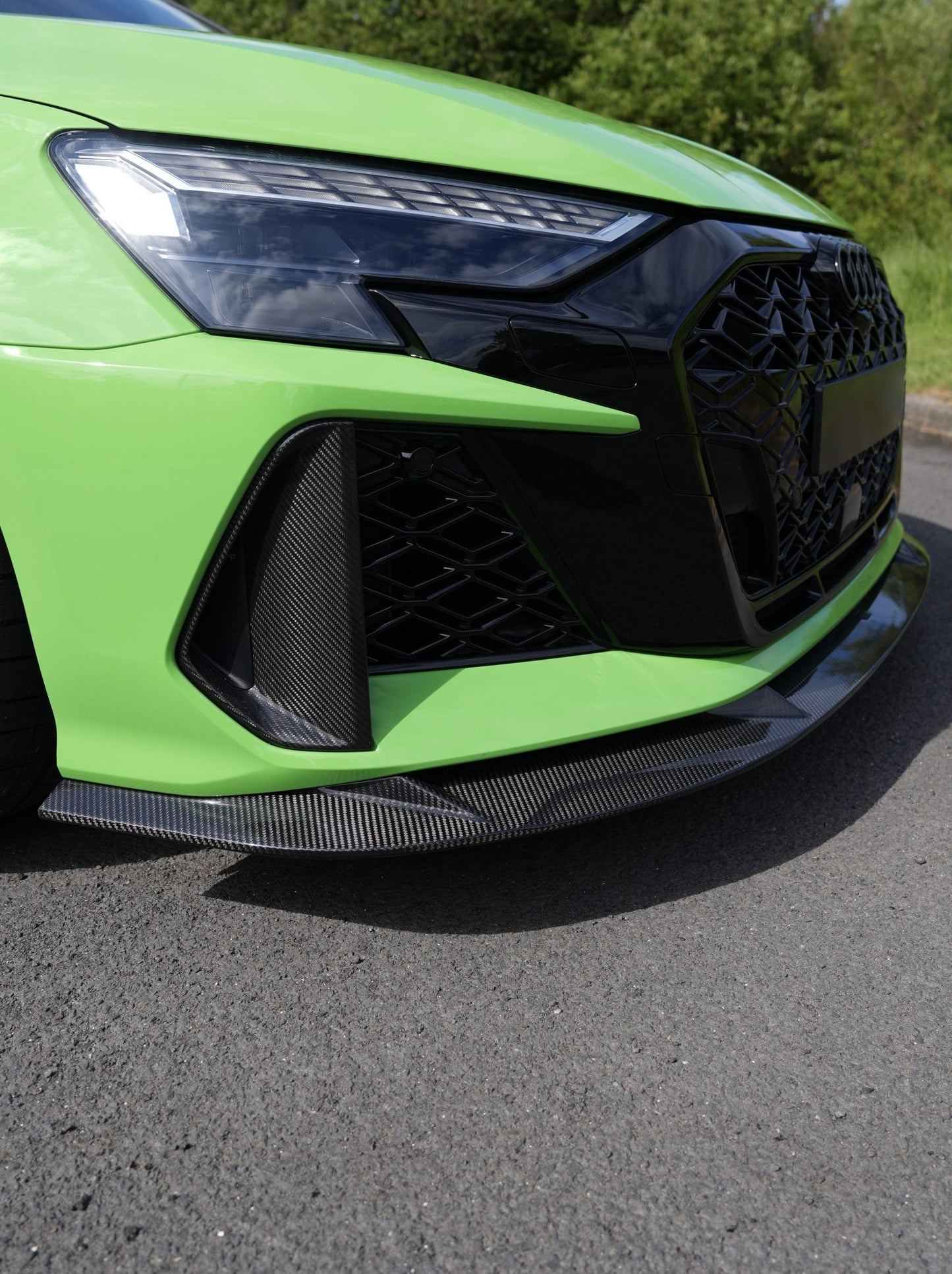AUDI RS3 8Y GEN 2 - CARBON FRONT SPLITTER  (FL GEN 2 8.5)