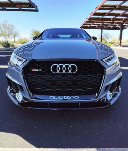 RS3 Chin Splitter – Front Lip Upgrade for Audi 8V FL